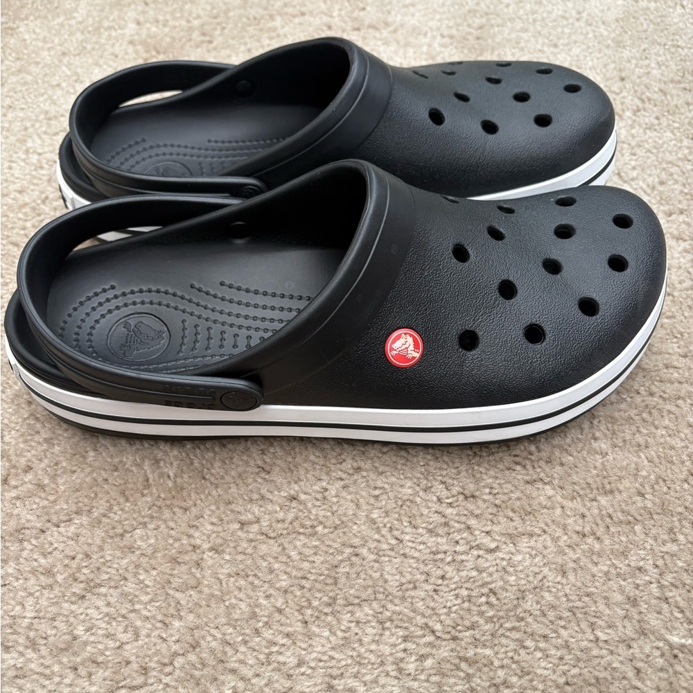 CROCS Men's Black Slip-On Sandals